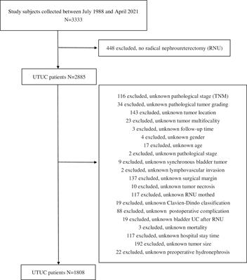 Factors Predicting Oncological Outcomes of Radical Nephroureterectomy for Upper Tract Urothelial Carcinoma in Taiwan